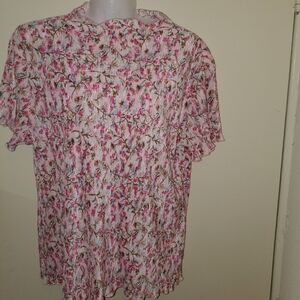 Floral Pink Women's Top